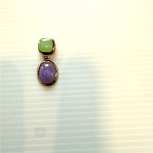 Jade green/purple  Pendant